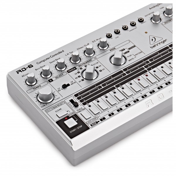 Behringer RD-6 Drum Machine, Silver