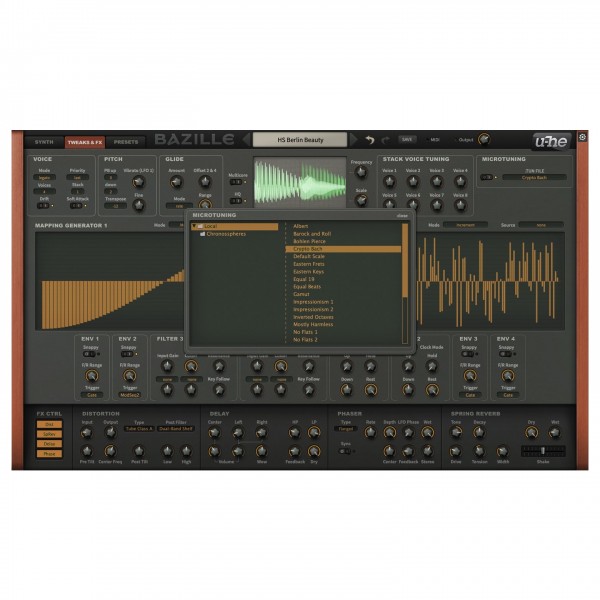 Bazille Modular Synth - Microtuning