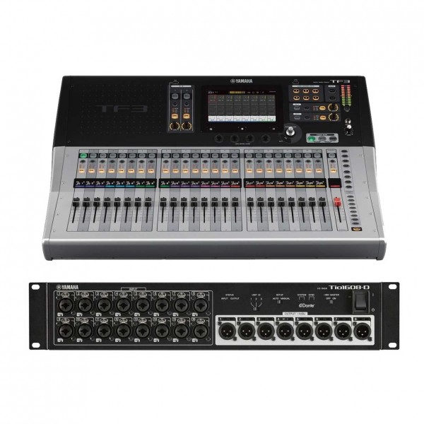 Yamaha TouchFlow TF3 24 Channel Digital Mixer & TIO 1608-D I/O Rack