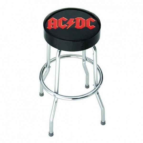 Rocksax AC/DC Logo Bar Stool - Front View