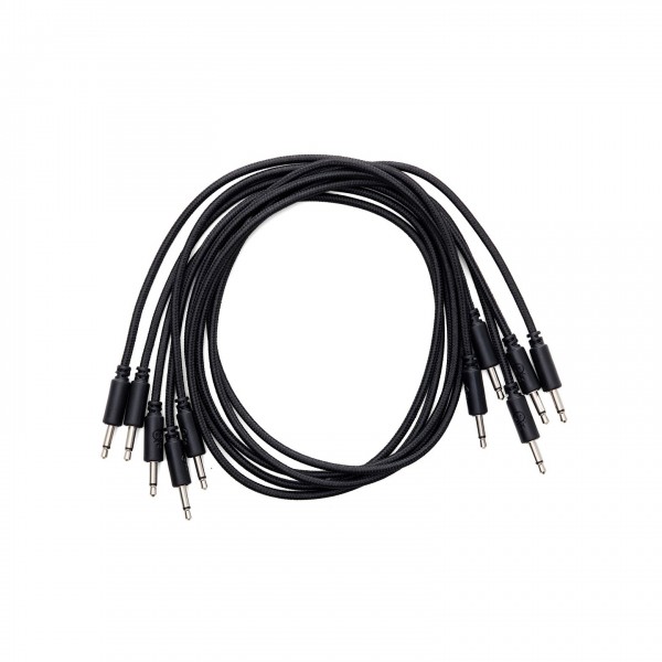 Erica Synths Eurorack Braided Patch Cables 60cm 5 pieces Black