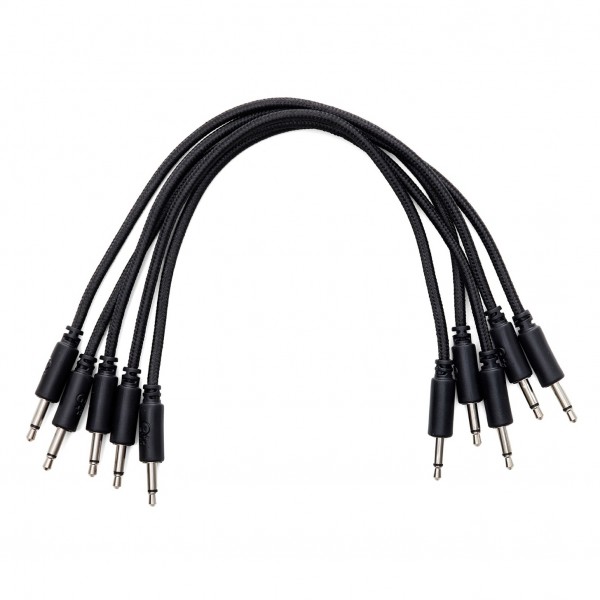 Erica Synths Eurorack Braided Patch Cables 20cm 5 pieces Black - Main
