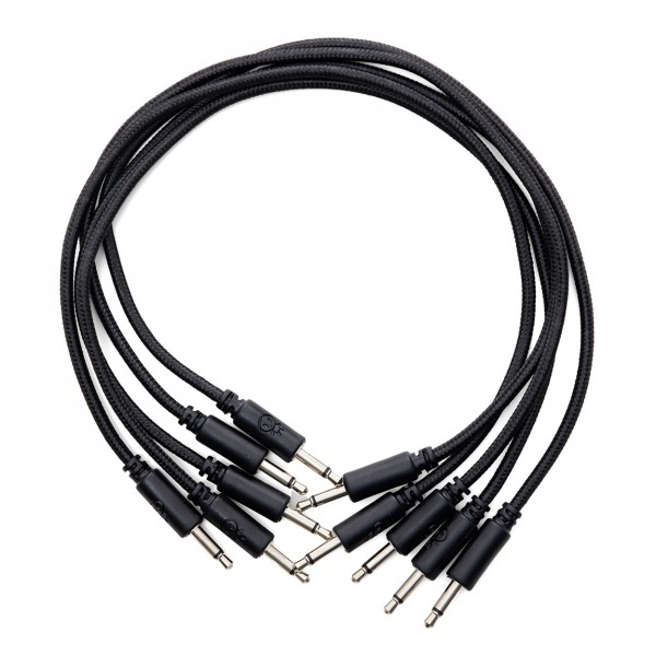 Erica Synths Eurorack Braided Patch Cables 30cm 5 pieces Black - Main