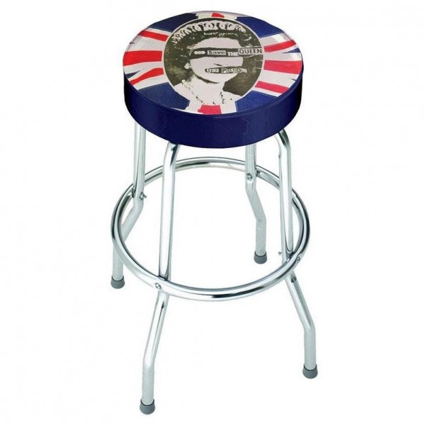 Rocksax Sex Pistols God Save The Queen Bar Stool