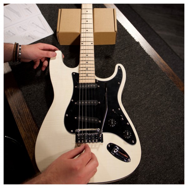 Guitarworks Duo-Cutaway DIY Electric Guitar Kit, Pro
