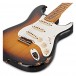 Fender Custom Shop 55 Relic Hardtail Strat, 2-Tone Sunburst- Angled 2