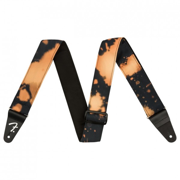 Fender Tie Dye Acid Wash Straps, Black