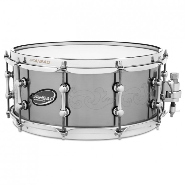 Ahead 14" x 6" Engraved Titanium Snare Drum