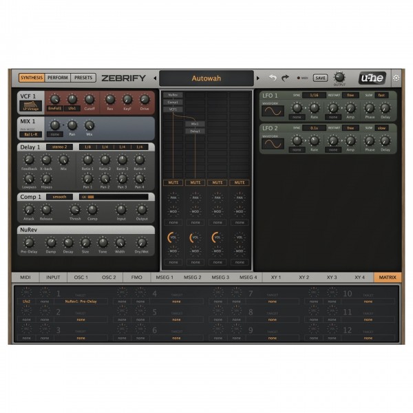 Zebra 2 Modular Synth Matrix
