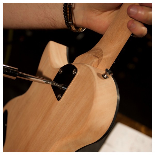 Guitarworks Carved Top DIY Electric Guitar Kit, Pro