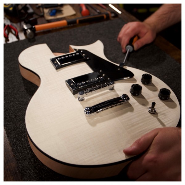 Guitarworks Carved Top DIY Electric Guitar Kit, Pro