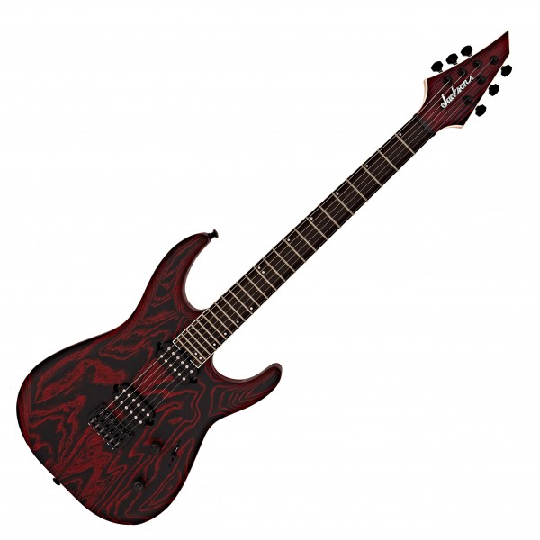 Jackson DK Modern Ash HT6, Black & Red