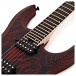 Jackson DK Modern Ash HT6, Black & Red