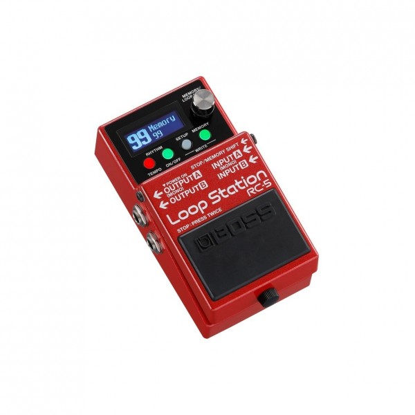 Boss RC-5 Loop Station Guitar Loop Pedal with Power Supply left