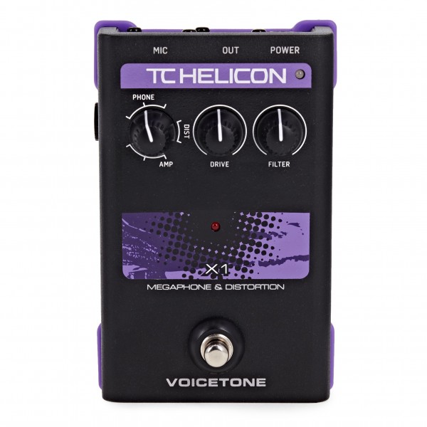 TC Helicon VoiceTone X1 Megaphone and Distortion Vocal Processor