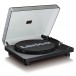 Lenco L-30 Turntable, Black - Angled