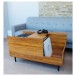 Sefour CS160 Record Collector Table, Mid Century Rosewood - Lifestyle 4