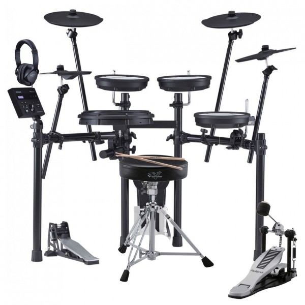 Roland TD-07KX V-Drums Electronic Drum Kit Premium Bundle