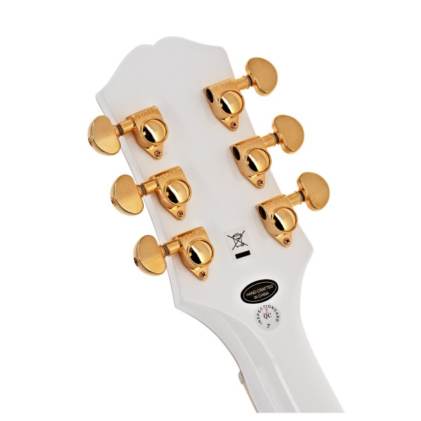 Epiphone Les Paul Custom, Alpine White at Gear4music