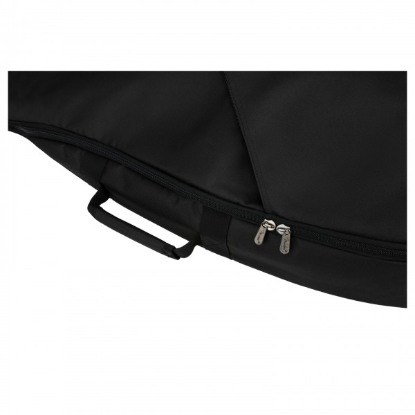 Fender FAB405 Long Scale Acoustic Bass Gig Bag zip and handle