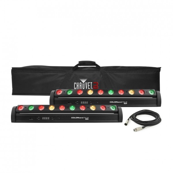 Chauvet DJ COLORband Pix-M USB, Pair with Bag and Cable