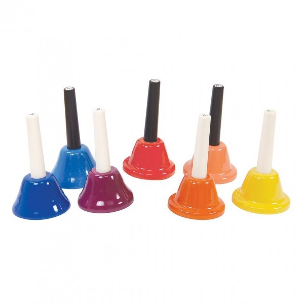 Boomwhackers 7-Note Expanded Range Chroma-Notes Hand Bells