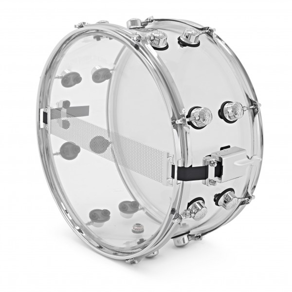 Natal Arcadia 13 x 6.5'' Acrylic Snare Drum, Transparent