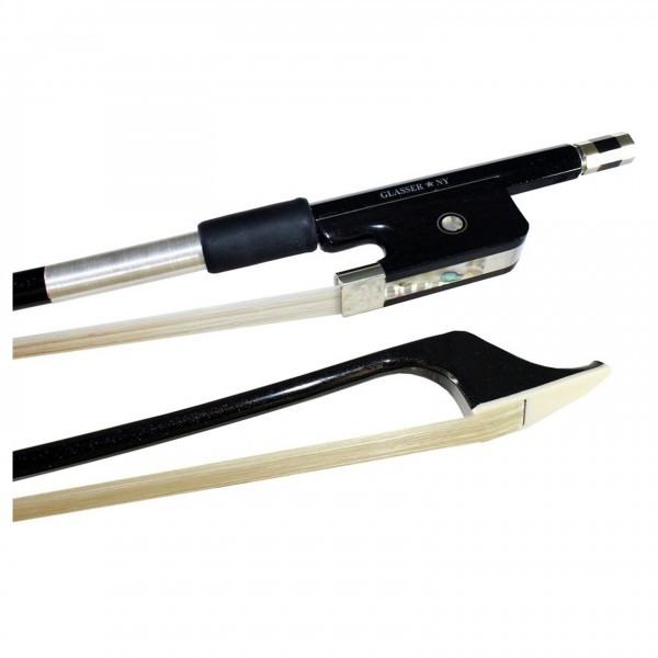 Glasser Carbon Graphite Double Bass Bow, French Style,3/4