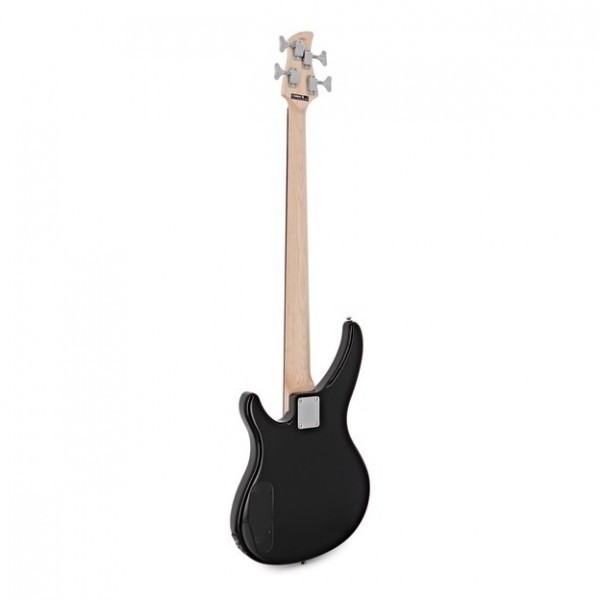 Yamaha TRBX174 Bass Guitar, Black with Ampeg Rocket Bass 108 Amp back