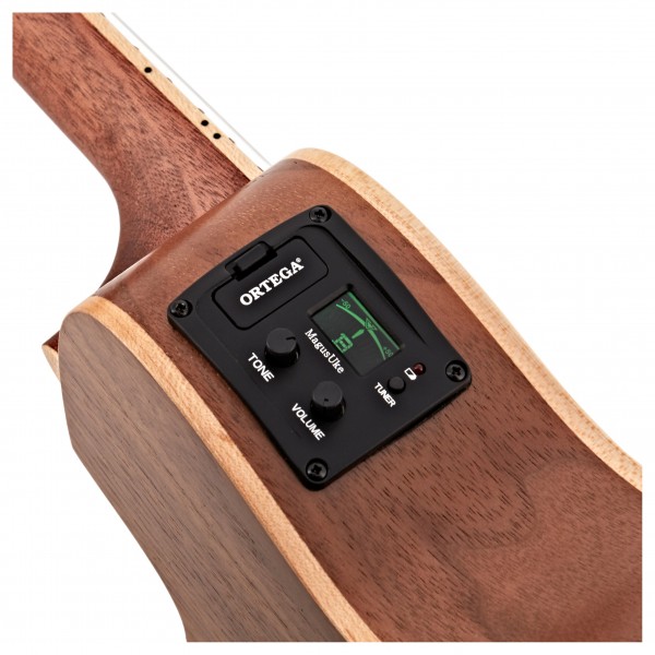 Ortega RUWN-CE Concert Electro-Acoustic Ukulele, Walnut