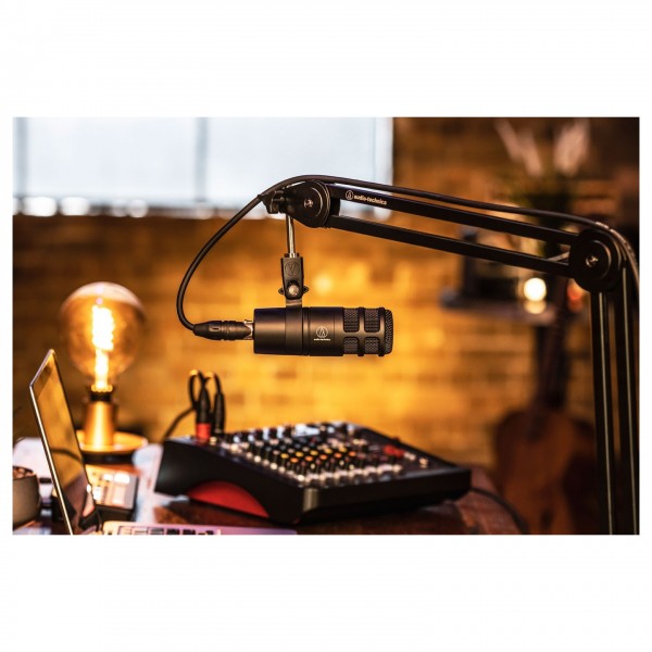 Audio-Technica Hypercardioid Dynamic Podcast Microphone - Lifestyle 3