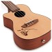 Ortega RU5CE-L Bonfire Electro Concert Ukulele Left Handed, Natural