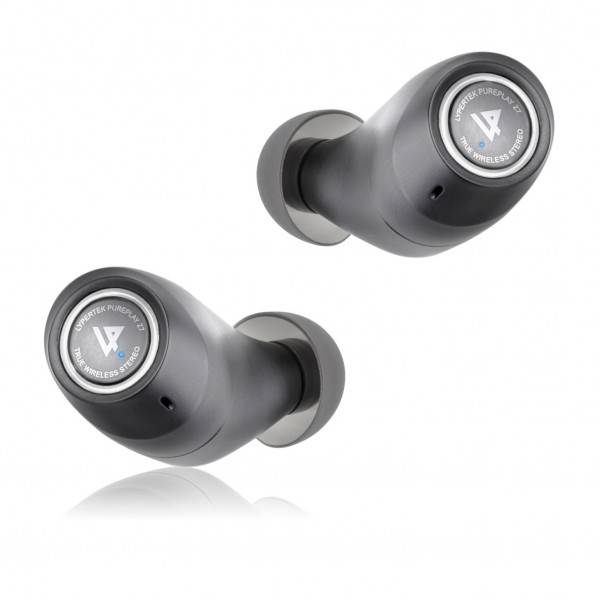 Lypertek PurePlay Z7 True Wireless Earphones, Black - Angled Main Image