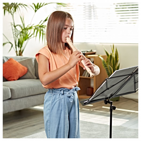Descant Recorder with Cleaning Rod