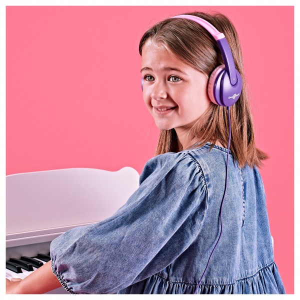 Kids Headphones, Pink, by Gear4music