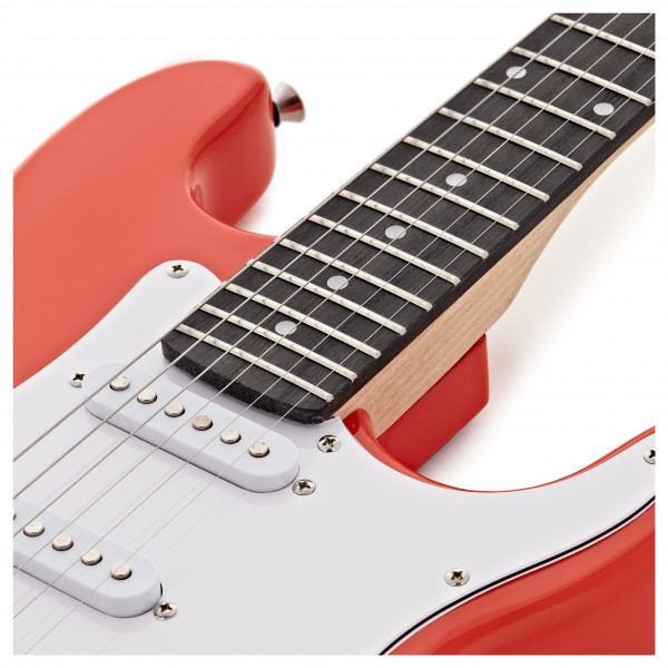 3/4 LA Electric Guitar by Gear4music, Wine Red