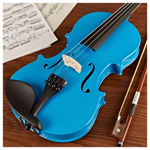 Student 1/2 Violin, Blue, by Gear4music