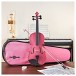 Student 1/2 Violin, Pink, by Gear4music