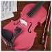 Student 1/2 Violin, Pink, by Gear4music