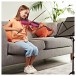 Student 1/2 Violin by Gear4music, Purple Sparkle