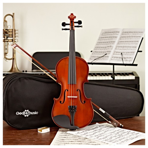 Student 1/2 Violin + Accessory Pack by Gear4Music