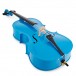 Student 1/2 Size Cello with Case by Gear4music, Blue