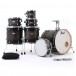 Pearl Decade Maple 7pc Drum Kit with Hardware, Satin Black Burst