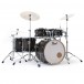 Pearl Decade Maple 7pc Drum Kit with Hardware, Satin Black Burst