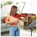 Student 3/4 Violin by Gear4music, Purple Sparkle