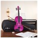 Student 3/4 Violin by Gear4music, Purple Sparkle