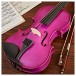 Student 3/4 Violin by Gear4music, Purple Sparkle