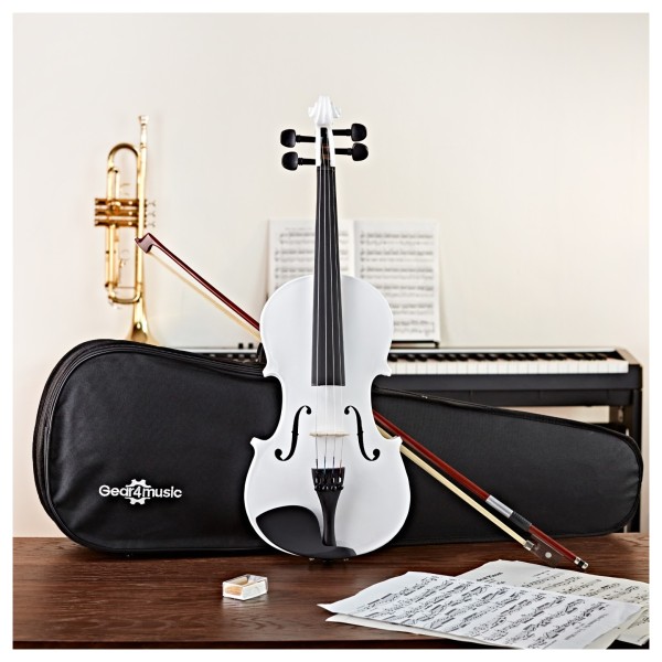 Student 3/4 Violin, White, by Gear4music