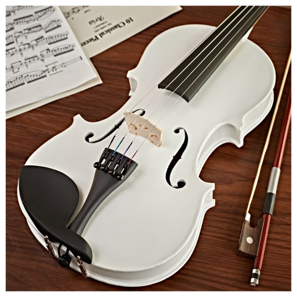 Student 3/4 Violin, White, by Gear4music
