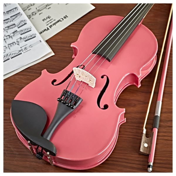 Student 3/4 Violin, Pink, by Gear4music